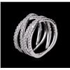 Image 1 : 1.33 ctw Diamond Ring - 14KT White Gold