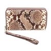 Image 1 : Michael Kors Snakeskin Embossed Leather Fulton Wristlet Wallet