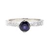 Image 2 : 1.69 ctw Sapphire And Diamond Ring - Platinum