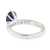 Image 3 : 2.07 ctw Sapphire and Diamond Ring - 14KT White Gold