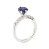 Image 4 : 2.07 ctw Sapphire and Diamond Ring - 14KT White Gold