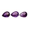 Image 1 : 22.91 ctw.Natural Pear Cut Amethyst Parcel of Three