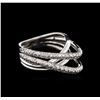 Image 1 : 0.96 ctw Diamond Ring - 14KT White Gold