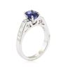 Image 4 : 2.42 ctw Sapphire and Diamond Ring - 14KT White Gold