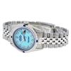 Image 9 : Rolex Mens Stainless Steel Blue String Diamond & Sapphire Datejust Wristwatch