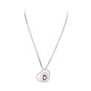 Image 1 : 1.20 ctw Diamond Pendant And Chain - 18KT White Gold