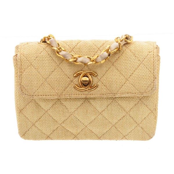 Chanel Gold Mini Flap Shoulder Bags