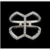 Image 2 : 0.31 ctw Diamond Ring - 14KT White Gold