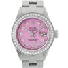 Image 1 : Rolex Ladies Stainless Steel Pink Diamond 26MM Oyster Perpetual Datejust