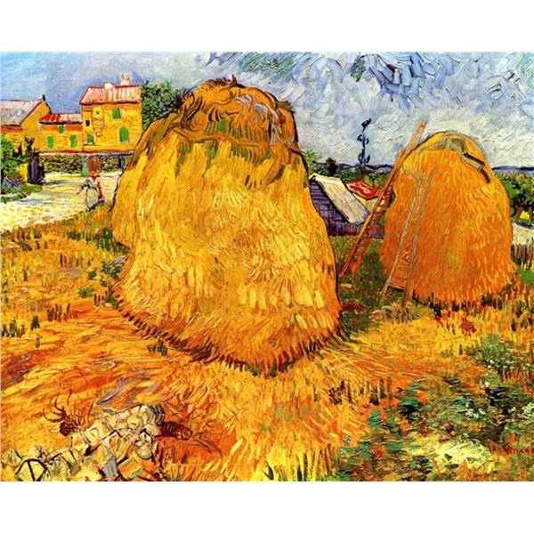 Van Gogh - Haystacks In Provence 2