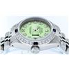 Image 3 : Rolex Ladies Stainless Steel 26 Green Diamond & Sapphire Datejust Wristwatch