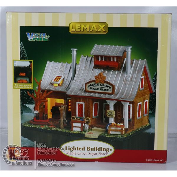LEMAX VILLAGE COLLECTION MAPLE GROVE SUGAR SHACK.