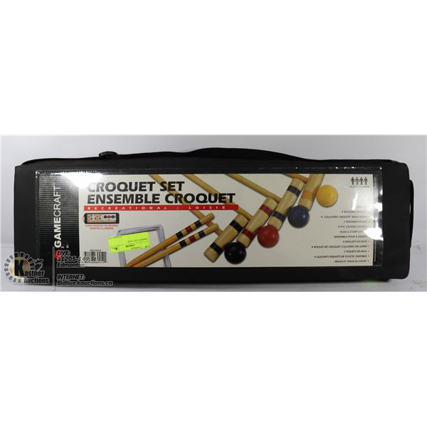 CROQUET SET NEW