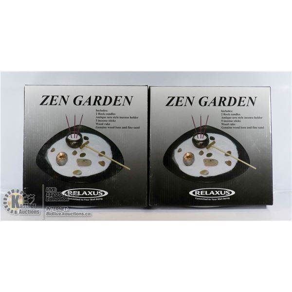 NEW 2 RELAXTOS ZEN GARDENS