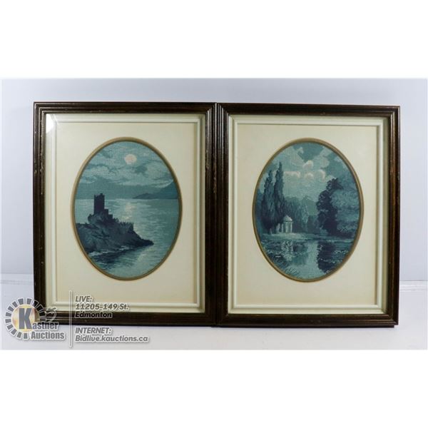 SET OF 2 GAINSBOROUGH FRAMED