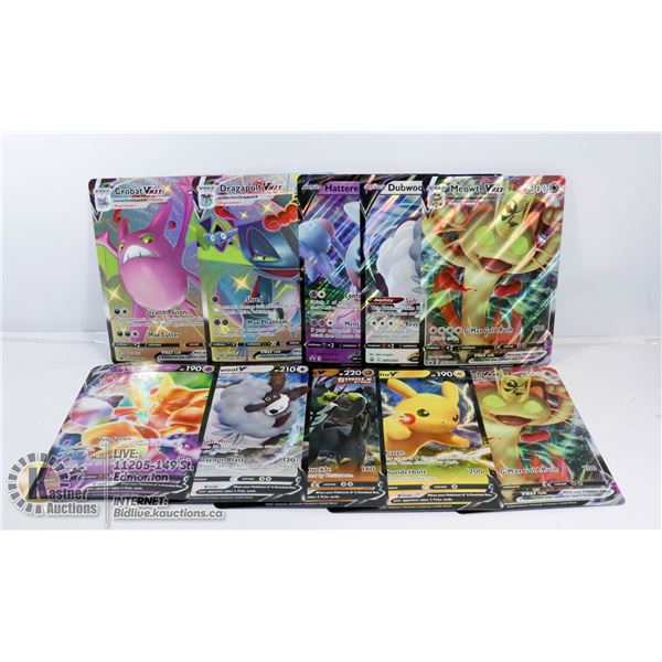 x10 POKEMON JUMBO COLLECTORS CARDS