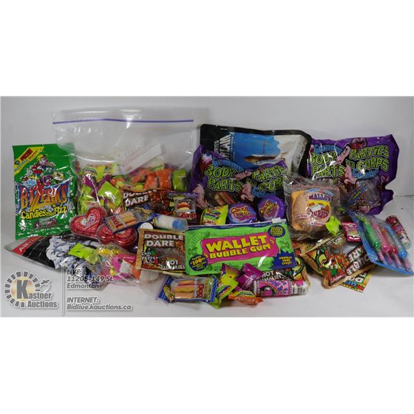 FLAT OF NOVELTY CANDY