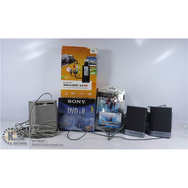 MEDIA FLAT 2 HARMON KARDON+ 1 JVC MINI SPEAKERS