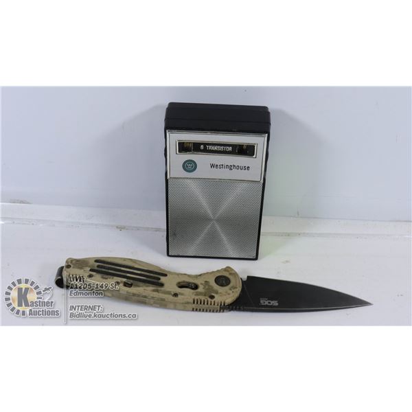 WESTINGHOUSE 70'S TRANSISTOR RADIO WORKING