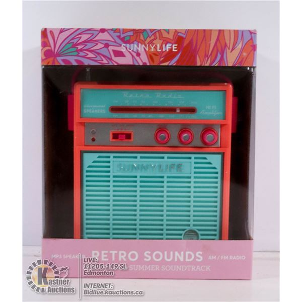 SUNNYLIFE RETRO PORTABLE