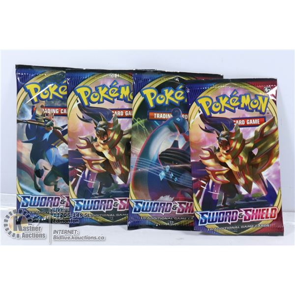 x4 POKEMON VARIOUS COLLECTOR BOOSTER PACKS, NEW