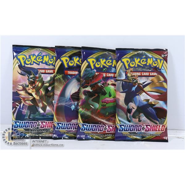 x4 POKEMON VARIOUS COLLECTOR BOOSTER PACKS, NEW