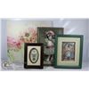 Image 1 : ESTATE LOT OF PAPER TOLE PICTURES, CANVAS & FRAMED