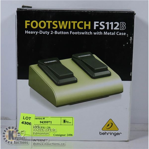 FOOTSWITCH FS112B