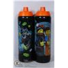 Image 1 : TWO NEW LEGO MOVIE 2 WATER BOTTLES