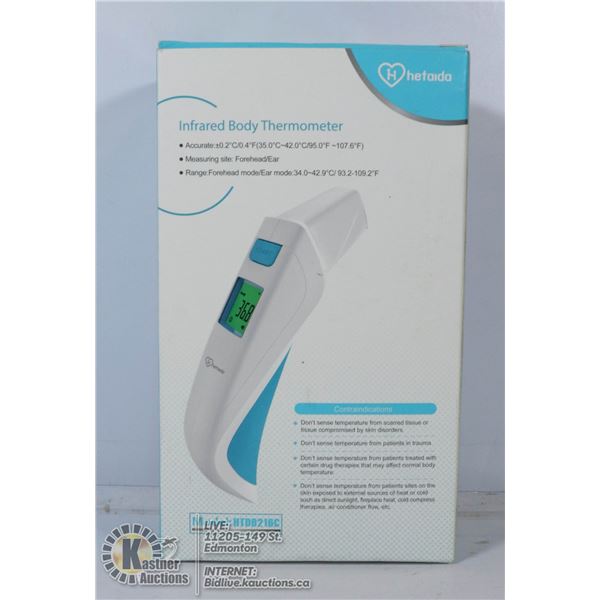 INFRARED BODY THERMOMETER.