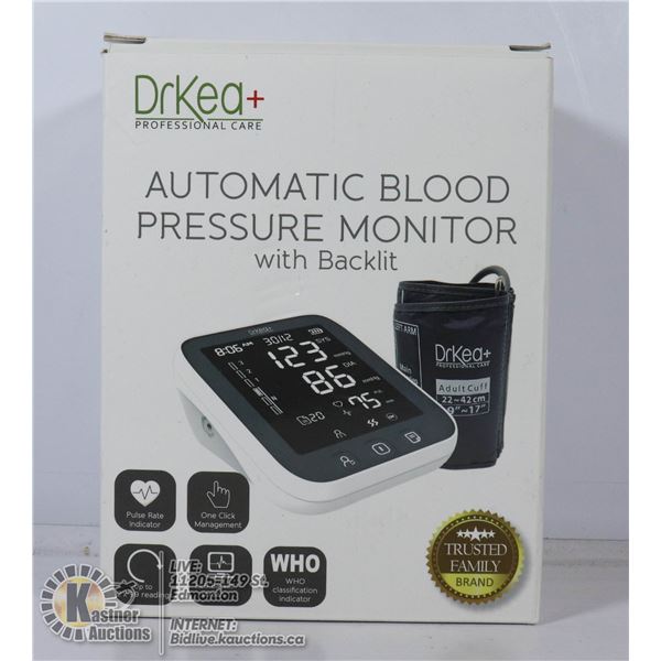 AUTOMATIC BLOOD PRESSURE MONITOR WITH BACKLIT