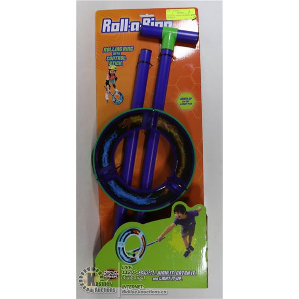 NEW ROLL-A-RING CHILDRENS TOY - LIGHTS UP