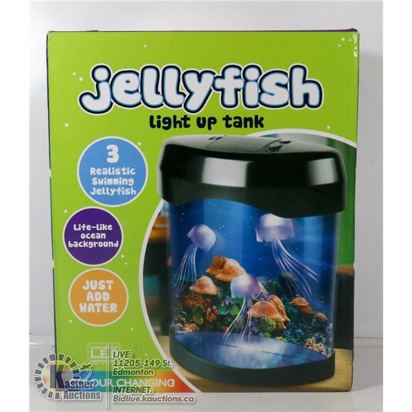 JELLY FISH LIGHT UP TANK.