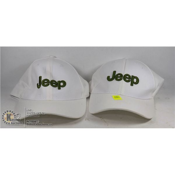 LOT OF 2 JEEP HATS