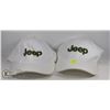 Image 1 : LOT OF 2 JEEP HATS