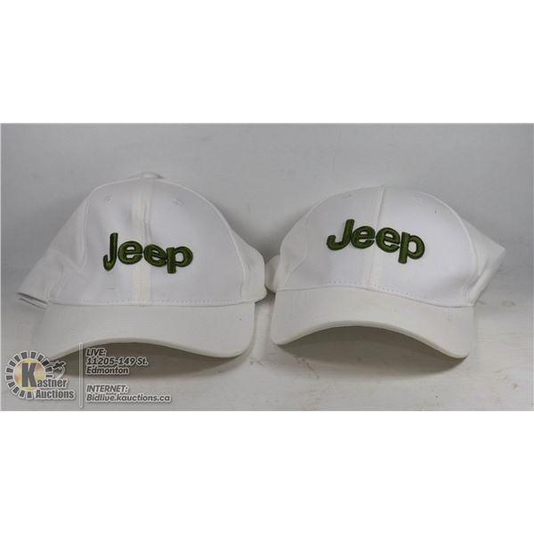 LOT OF 2 JEEP HATS