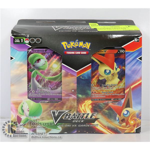 x2 POKEMON V BATTLE DECK COLLECTORS PACKS, NEW