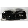 Image 1 : FLAT OF BLACK CLUTCHES DIFFERENT SIZES.