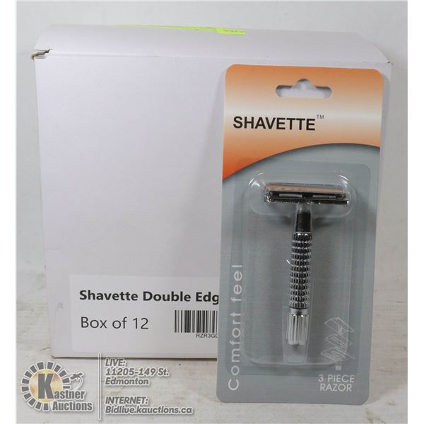 BOX CONTAINING 12PCS OF RAZORS (WILKINSON MOUNT)