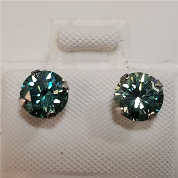 51 - JP738 10K  MOISSANITE EARRINGS