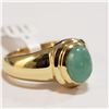 Image 1 : 56 - JP738 SILVER EMERALD RING