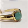 Image 1 : 66 - JP738 SILVER EMERALD RING