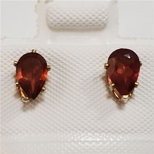 67 - JP738 14K  GARNET EARRINGS