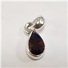 Image 1 : 70 - JP738 SILVER GARNET PENDANT