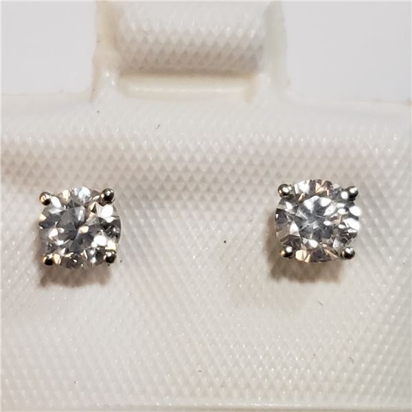 99 - JP738 14K  DIAMOND EARRINGS