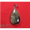 Image 1 : #14-NATURAL PREHNITE PENDANT