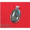 Image 1 : #22-NATURAL FIRE LABRADORITE PENDANT