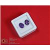 Image 1 : #182-PURPLE AMETHYST GEMSTONES 7 x 9mm 3.30ct