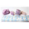 Image 1 : 4)  LOT OF 4 NATURAL MAUVE KUNZITE