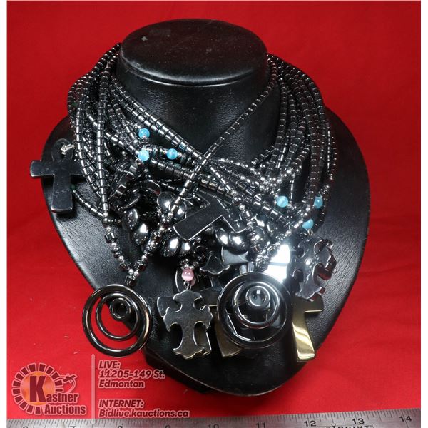 20 NEW HEMATITE NECLACES